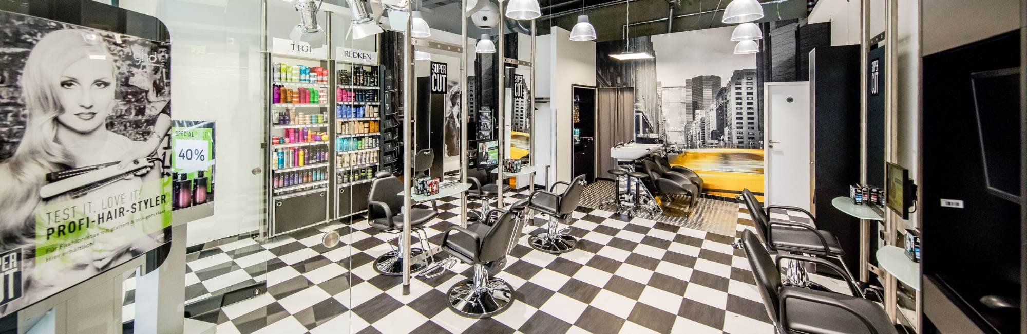 Super Cut Friseursalon Innenansicht